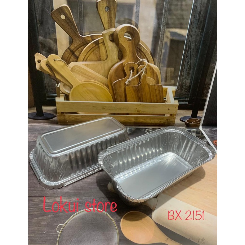 WADAH ALUMINIUM TRAY BX-2151 600ML - WADAH ALUMINIUM FOIL TRAY BX 2151