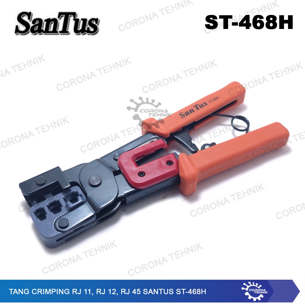 Tang Crimping RJ 11, RJ 12, RJ 45 Santus ST-468H