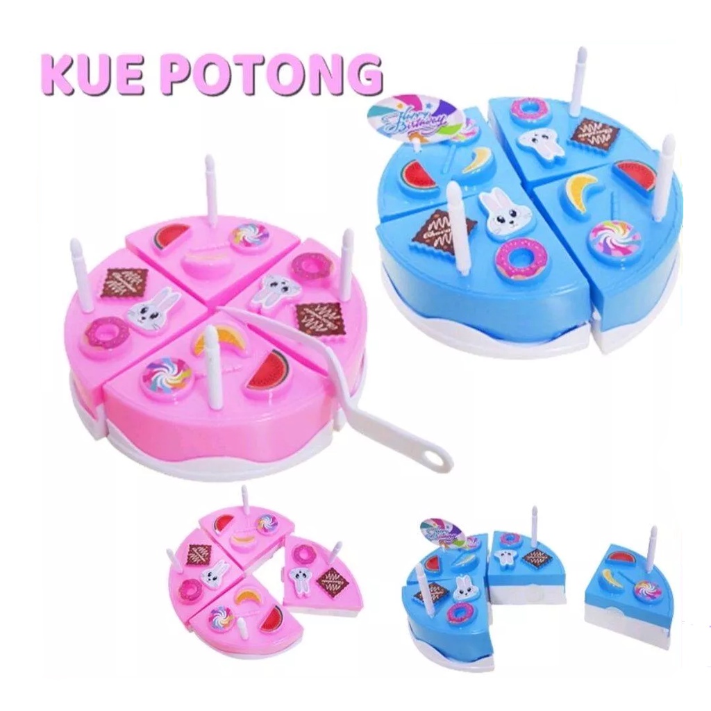 PROMO Mainan Anak Kue Tart Ulang Tahun / Mainan Kue Potong Ulang Tahun