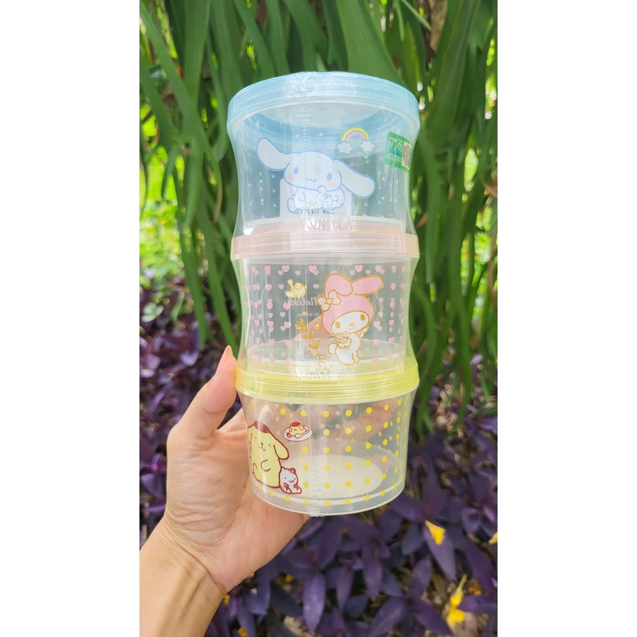 Jual Food Container Miniso Sanrio Nya Ml Dijual Per Set Isi Spt Pic Shopee Indonesia