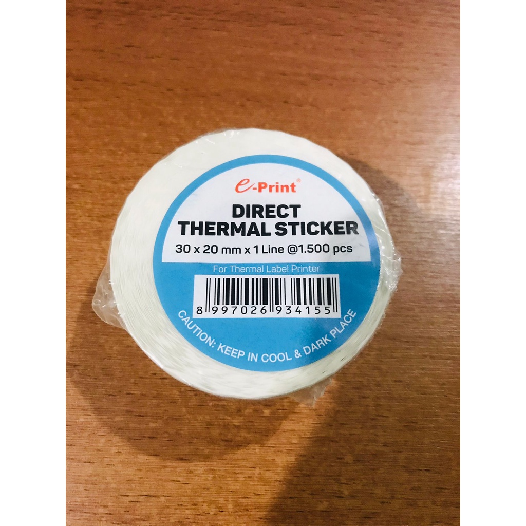 

Eprint Direct Thermal Sticker 30x20mm Murah Original