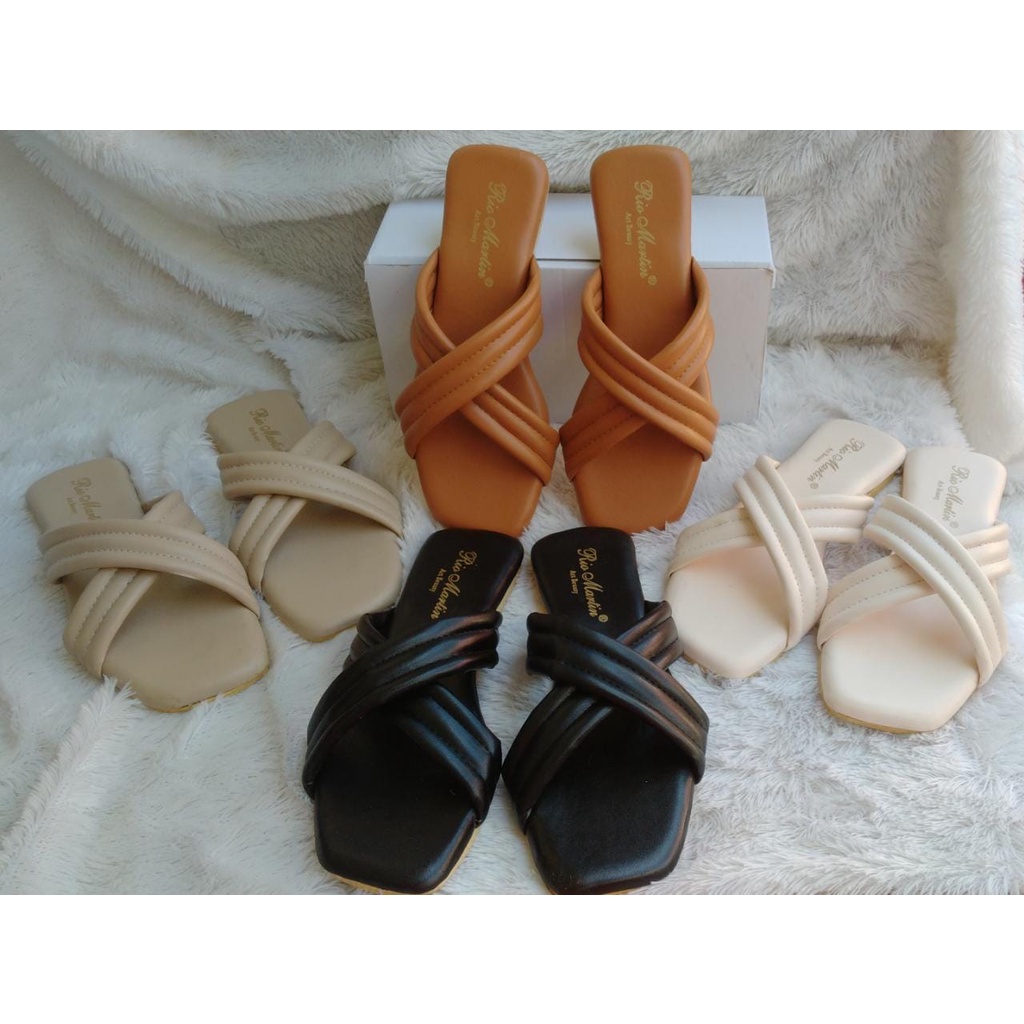 SANDAL WANITA TERBARU MODEL SILANG / SANDAL SILANG LALITA / SANDAL KOREA