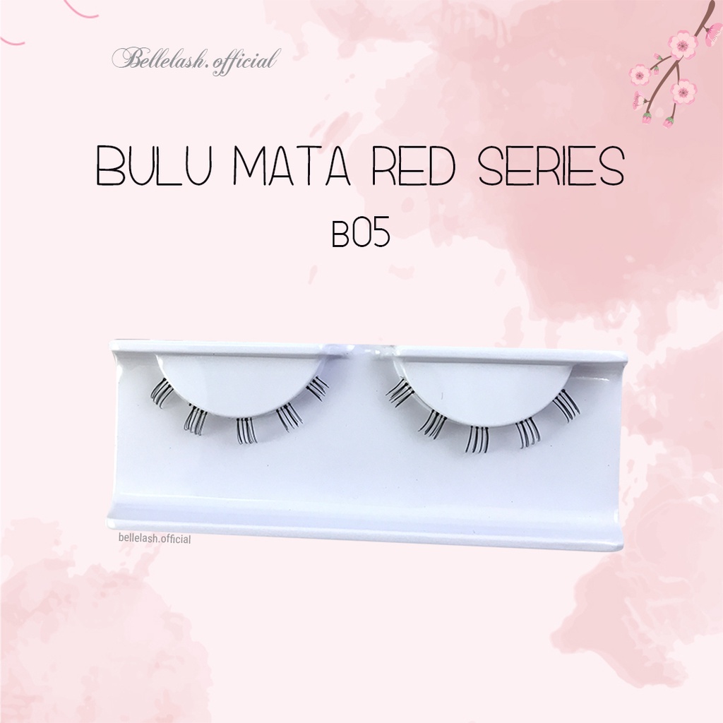 B05 Bulu Mata Bawah Palsu Handmade Natural False Eyelash Eye Lashes Belle Eyelashes