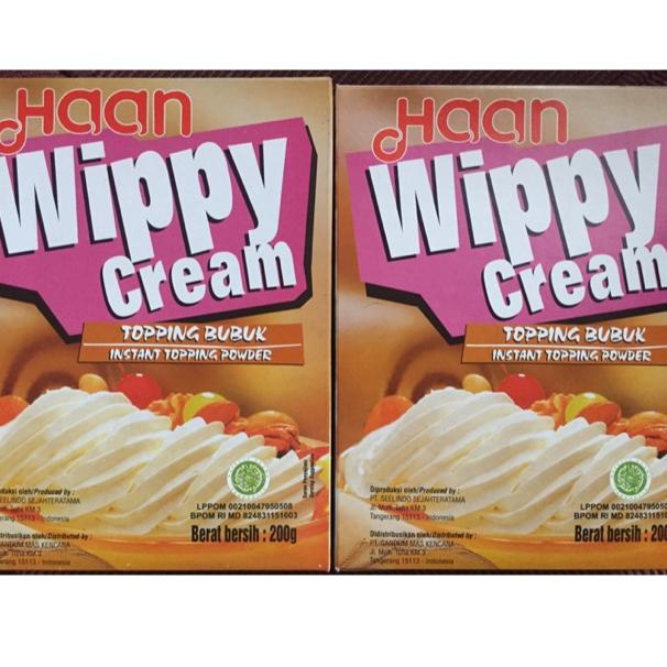 

Pasti Murah.. Wippy cream Haan 200gr 9AI