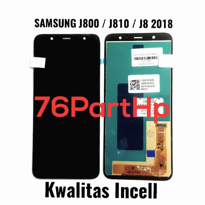 Lcd Touchscreen Fullset Kwalitas incell Samsung J800 - J810 - J8 2018