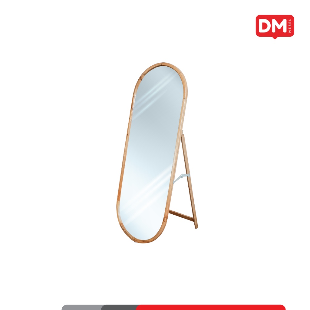 Standing Mirror Full Oval ANG - DM Mebel