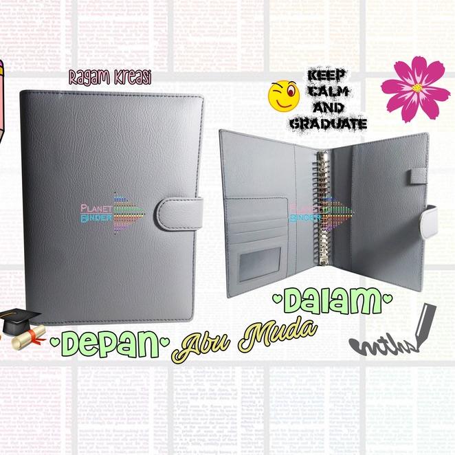 

(PROMO TZE93) Binder Polos KULIT 26 Ring B5 ❂