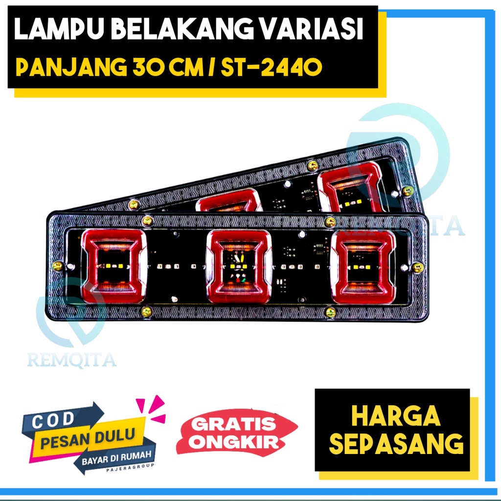 Stop Lampu Belakang Variasi Truk 24 Volt Lampu Led Stoplamp Truck
