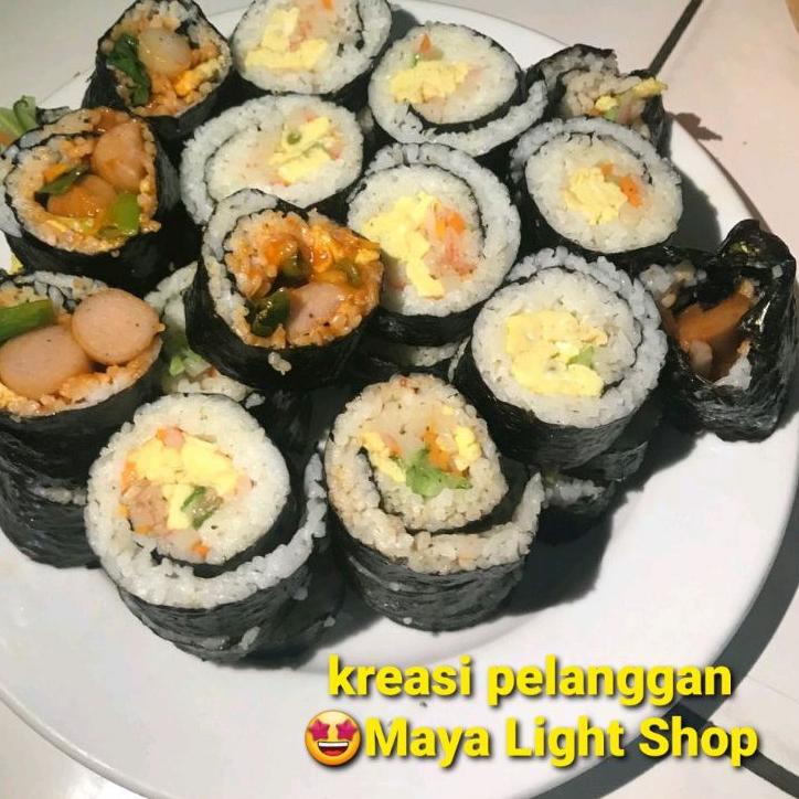 

CSB6n1M--Seaweed sushi nori 20 halal rumput laut bento kimbap murah non msg