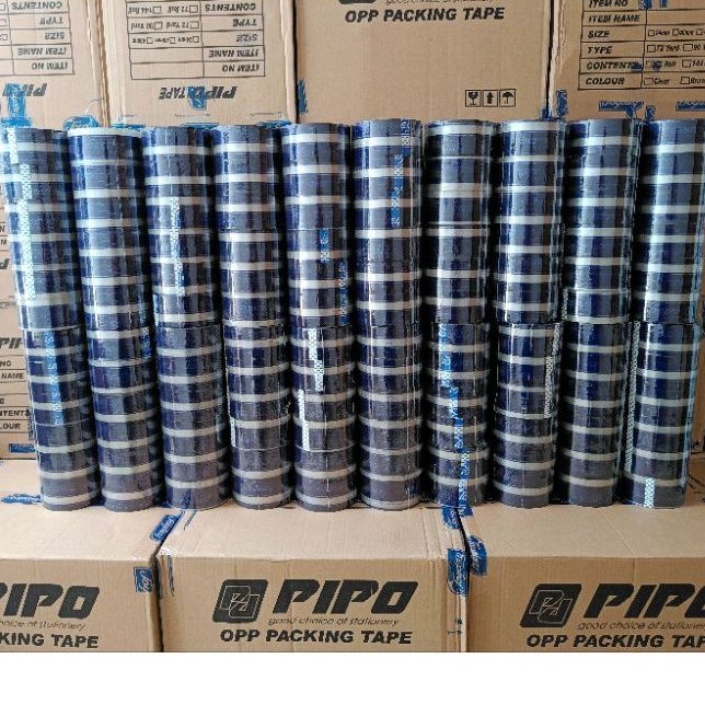 

LAKBAN PRINTING ISOLASI LEKAT BAGUS UNTUK PACKING DAN HEMAT 48 MM 100 YARD