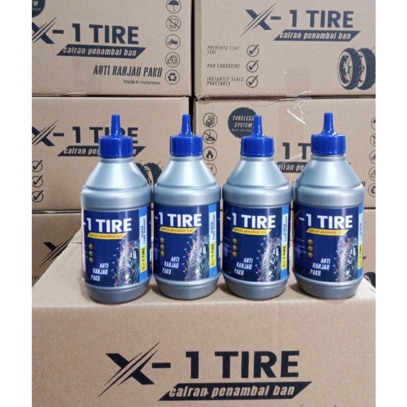 CAIRAN BAN TUBELESS X-1 TIRE 350 ML ANTI BOCOR PREMIUM TERLARIS