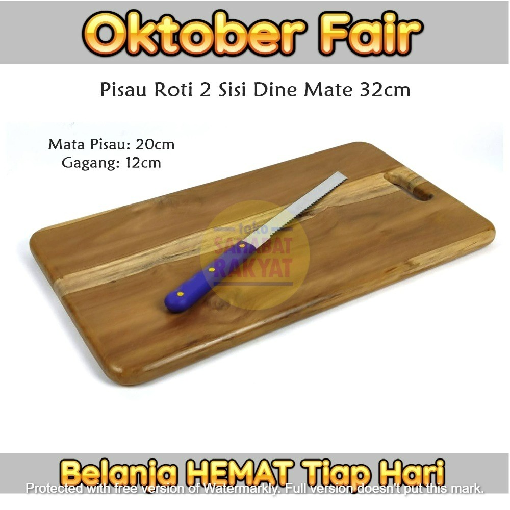 DPRL065 Pisau Roti Dine Mate 32cm