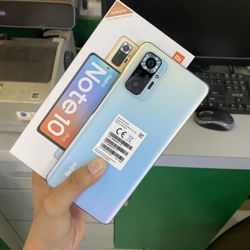 Redmi Note 10 Pro 5g ram 8/128gb bekas Pakai Normal Fullset Original