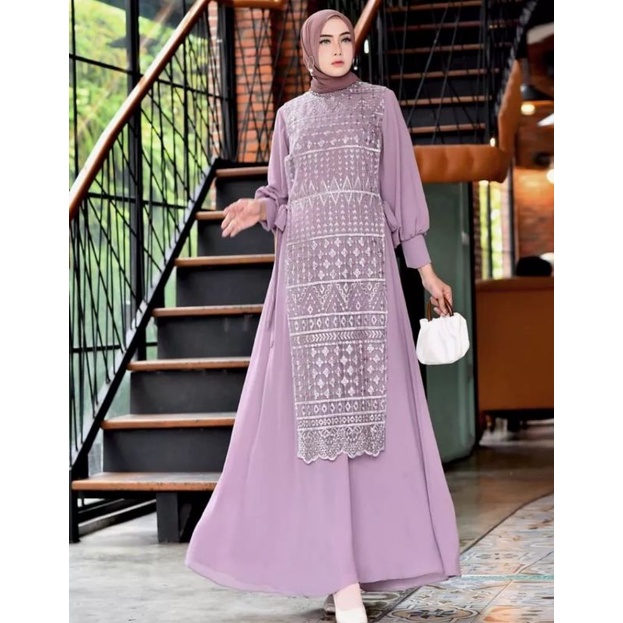 Ready Gamis Super Mewah//Gamis Pesta Modern//Gamis Terbaru Harga Promo//Gamis Lebaran//Gamis Lebaran 2023//Gamis Hari Raya//pakaian wanita/baju muslim/gamis tille kekinian/gamis termurah