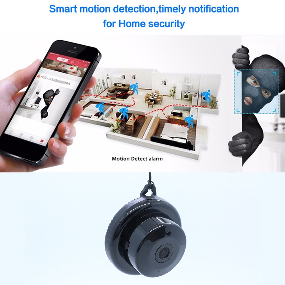 MINI WIFI Spy Kamera IP IP Camera CCTV V380 A1 HD 1080P Wireless Hidden CCTV Panoramic Night Vision