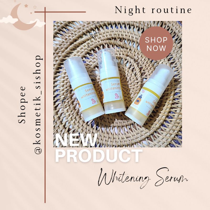 WHITENING SERUM 20ML / SERUM HQ+ALPHA ARBUTIN / PENCERAH WAJAH CONCENTRATE