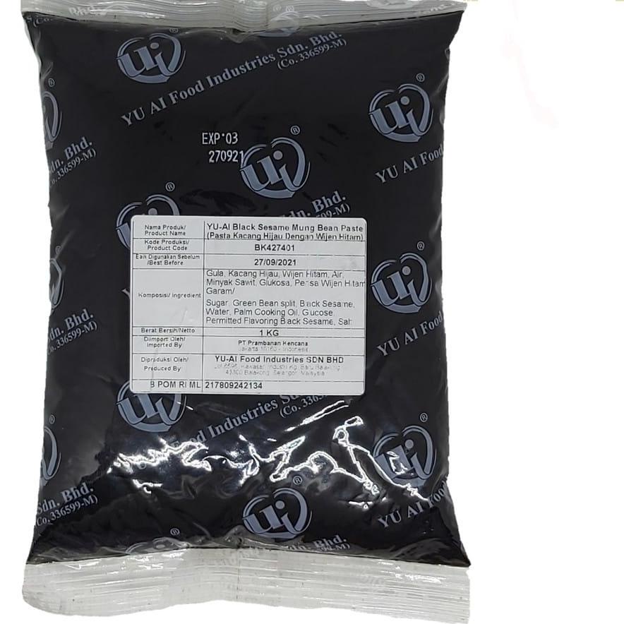

Bisa COD Khas Yu Ai Black Sesame Mung Bean Paste Kacang Hijau dengan Wijen Hitam 1 Kg !