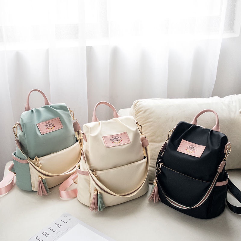 ONLYONE12 Ransel Wanita Waterproof / Tas Ransel Wanita / Backpack Wanita / Tas Ransel Sekolah Anak Muda / Travel Bag Ransel Rabbit