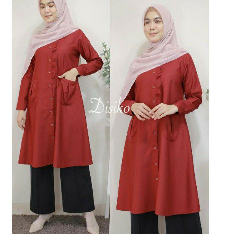 Baju atasan Tunik Wanita2022 / Lemia Tunik katun toyobo  Design By Disiko {JIM.18Oc22ᵟ}