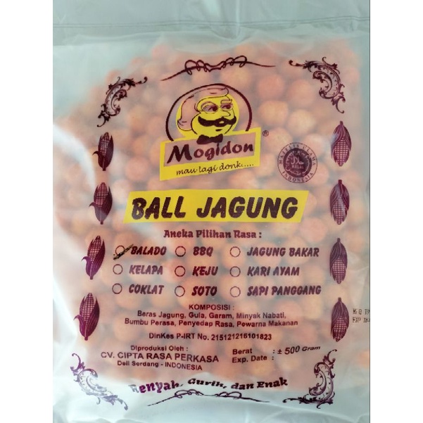 

MOGIDON BALL JAGUNG BALADO