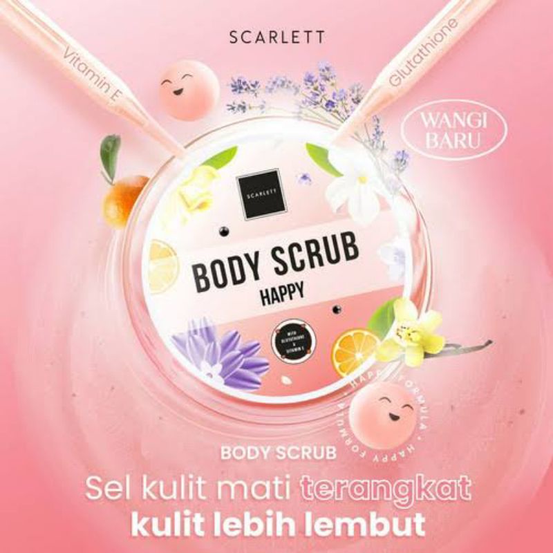 Scarlett Happy Body Scrub 250ml