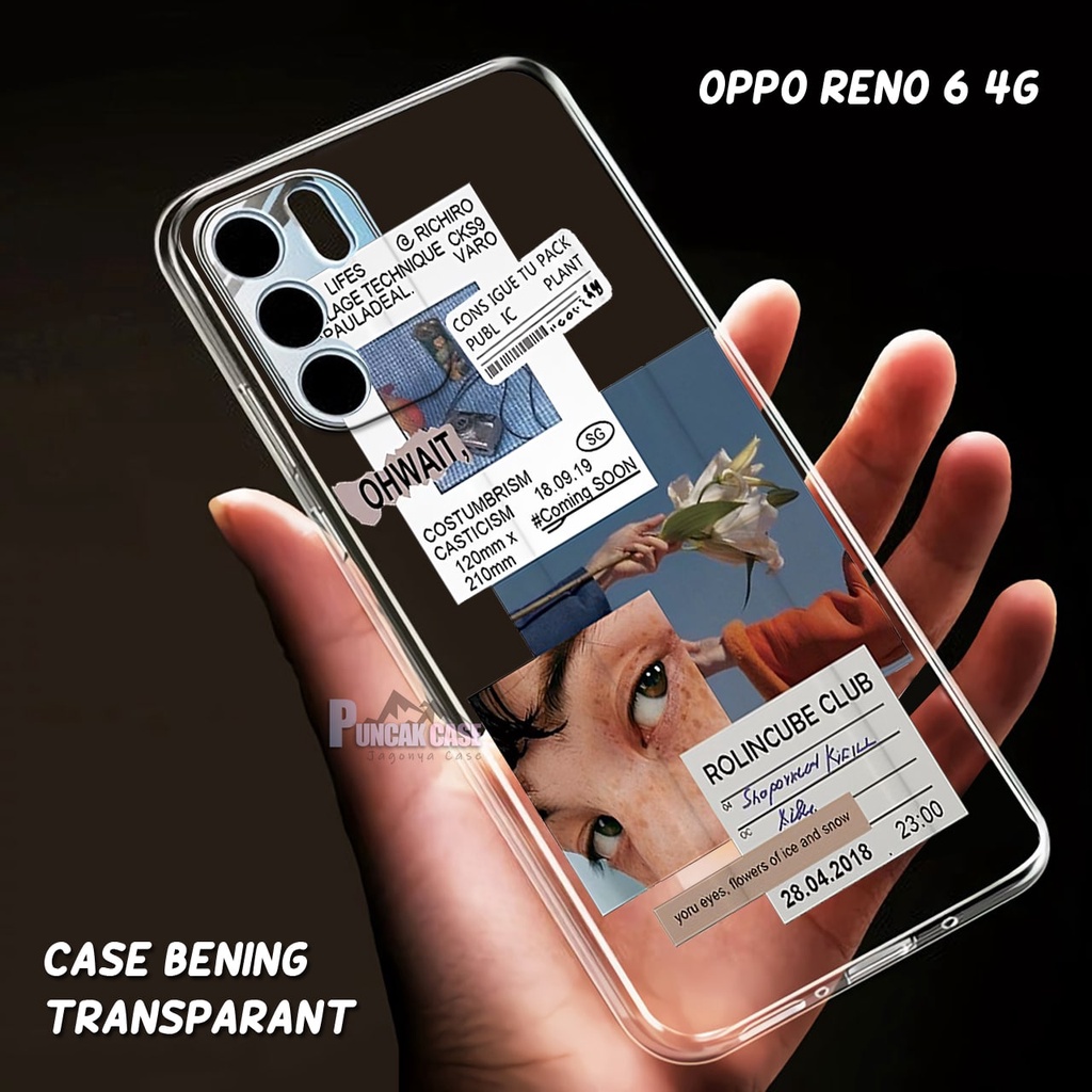Case Softcase transparant Oppo Reno 6 - Case Bening Oppo - soft case TPU Oppo