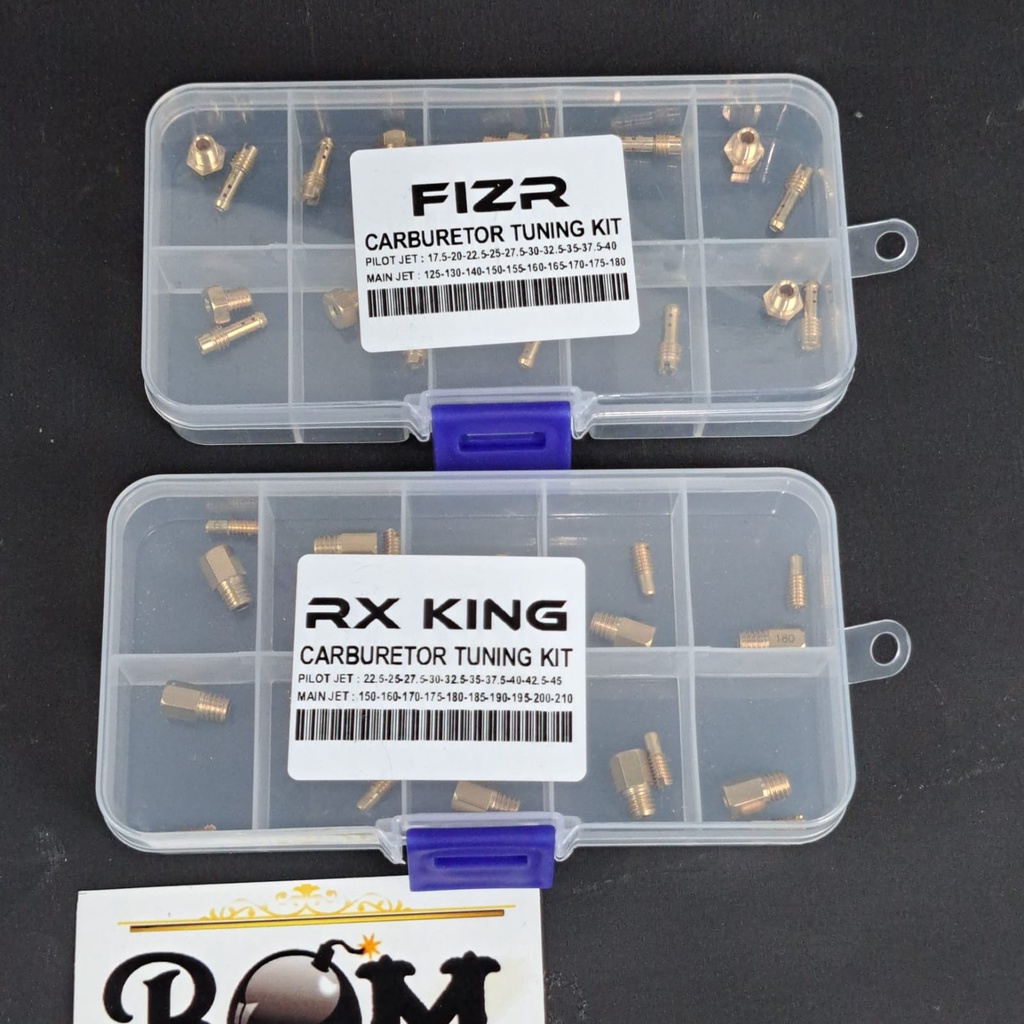 Jual Spuyer FIZR RX KING 2T TAK Set Force 1 Pilot Jet Dan MAIN JET F1ZR Isi 10 SET Shopee