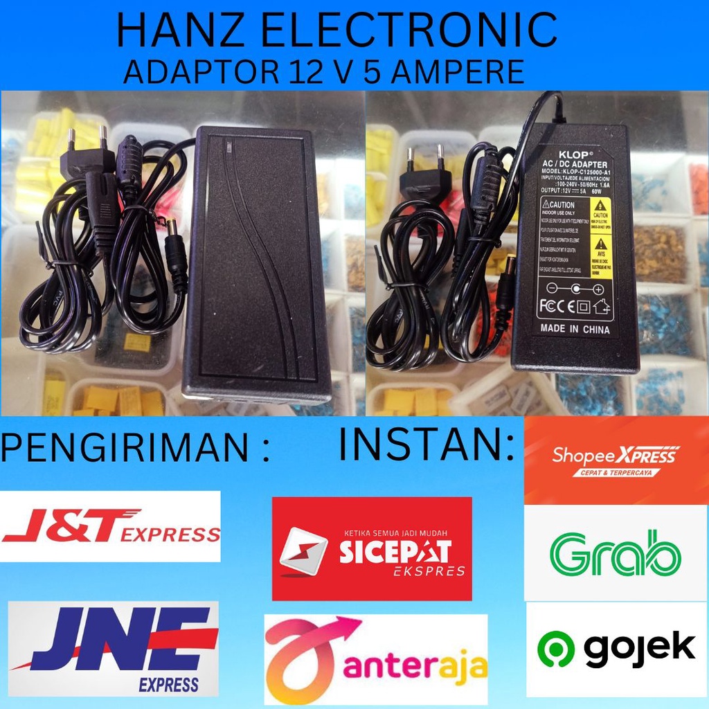 Adaptor 12V 5A KLOP