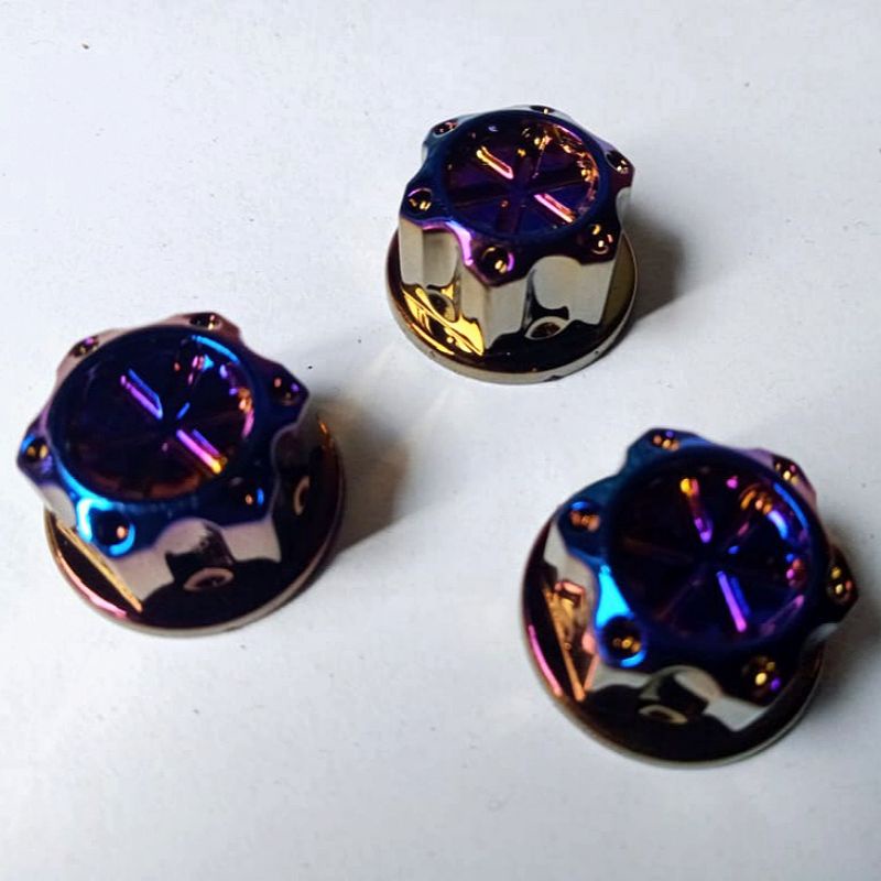 Cover Baut Probolt Twotone/ Tutup Baut Probolt Blue Twotone Variasi  Ukuran Kunci 14