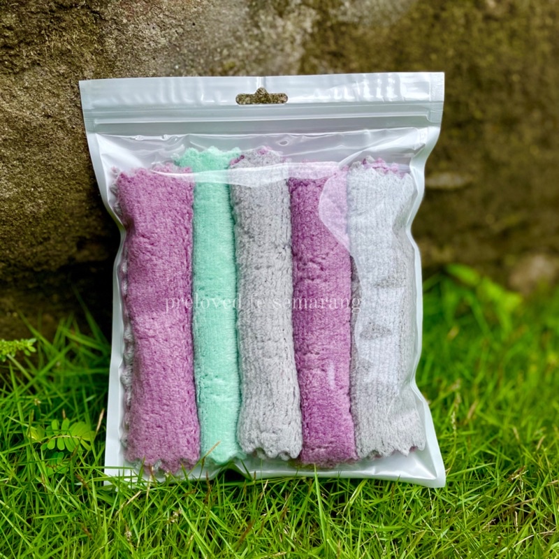 

Nycyta Home Kain Lap Kain Lap Dapur Lap Kompor Lap Piring 1 Pack Isi 5 Pcs