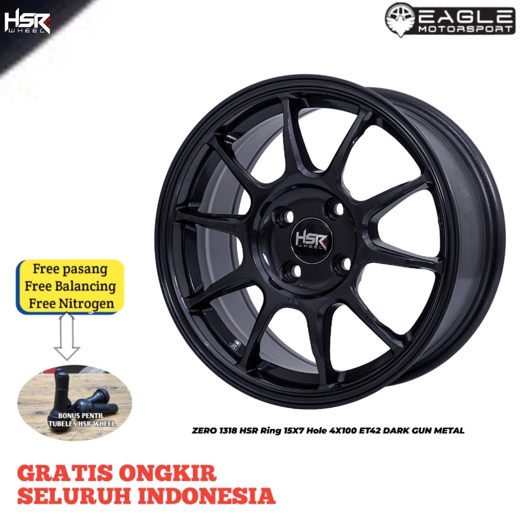 VELG MOBIL R15 RING 15 VELG MOBIL JAZZ YARIS VIOS FIESTA ORIGINAL HSR ZERO 1318