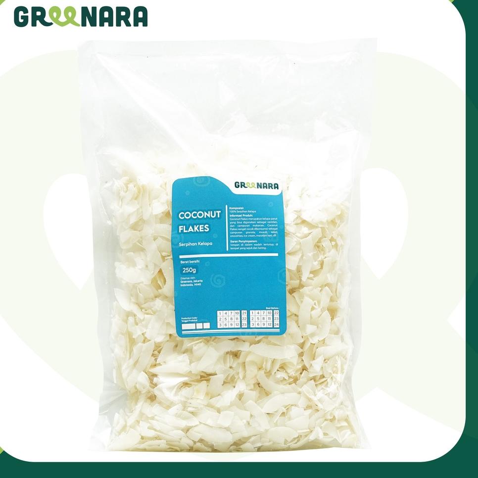 

10.10 Promo Brand Coconut Flakes Unsweetened 250gr kelapa serut 250 gram serbuuu !