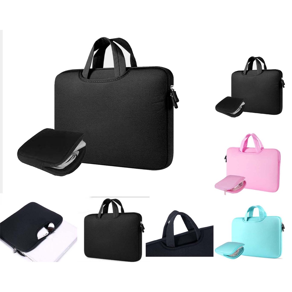 Tas Laptop Softcase Jinjing Foam Neoprene for Macbook 11.12 13 M1/M2 inch - Blue