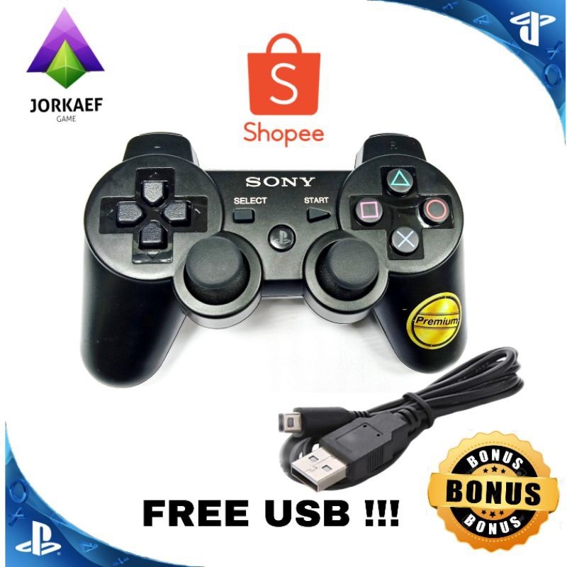 STIK PS3 PREMIUM OP STICK PS3 DS3 best quality original pabrik STICK PS 3 DS3 PREMIUM KUALITAS TERBAIK