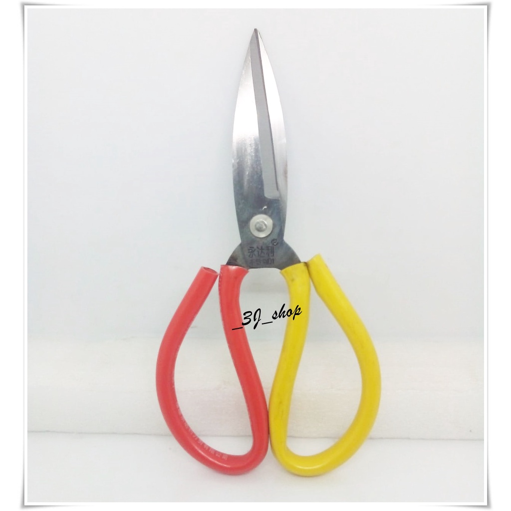 

0479-Gunting Kulit 2 Warna / Gunting Top Quality / Gunting Kertas / Gunting Benang / GUnting Kain / Gunting Besar / Gunting Kecil / Gunting Rumput / Gunting Seng