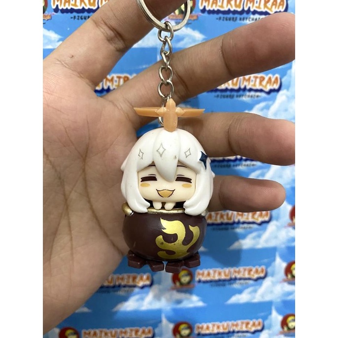 Figure Keychain / Gantungan kunci Genshin Impact paimon food series HARGA DISKON