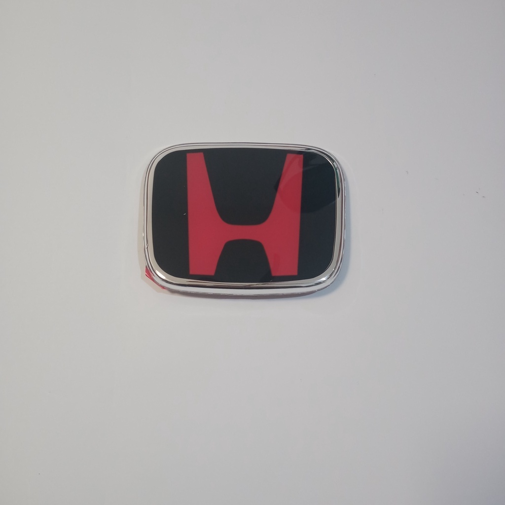 EMBLEM LOGO HONDA ASLI BRIO DEPAN MERAH HITAM