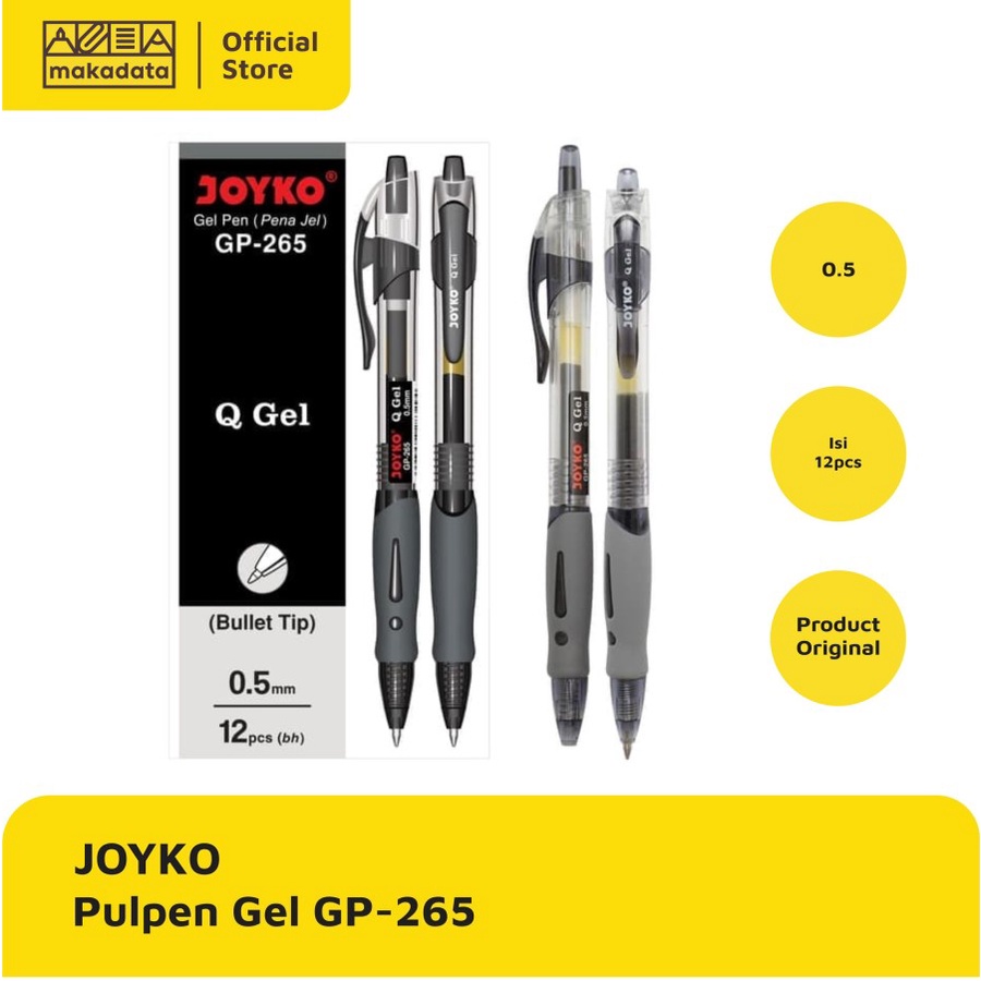 

PULPEN GEL JOYKO 265 – 0.55MM 1 PACK MURAH