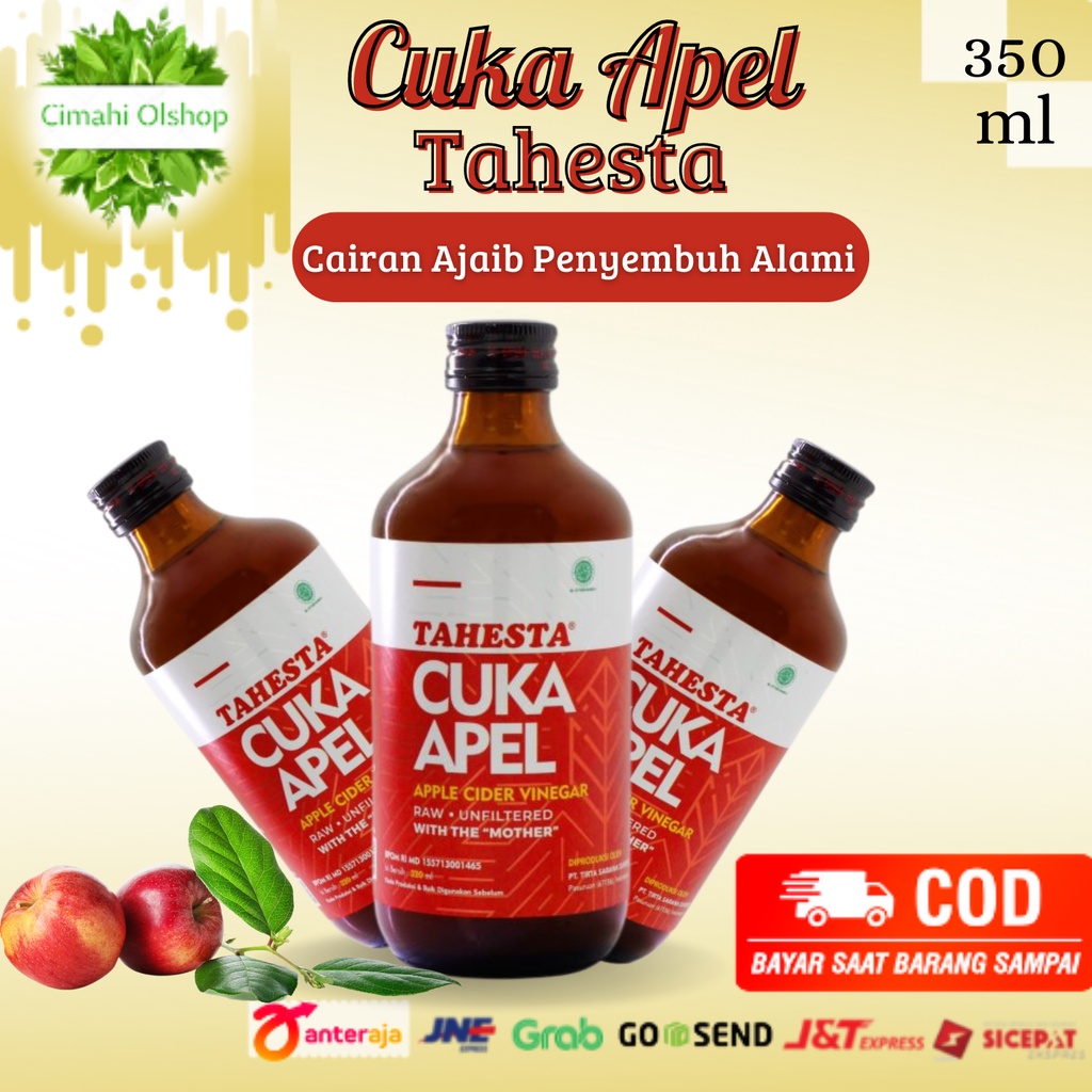 

CUKA APEL TAHESTA 320 ML ORIGINAL//TAHESTA CUKA APEL BPOM