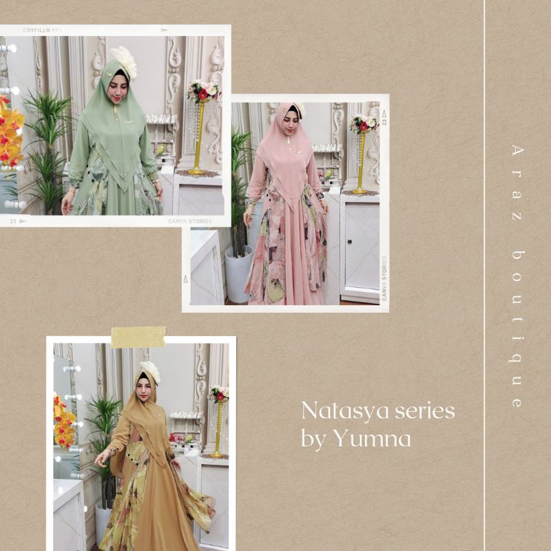 Natasya by Yumna syari /Natasya series by Yumna (READY)