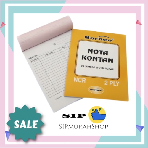 Nota Kontan Kecil 2 ply / Buku Nota Rangkap 2