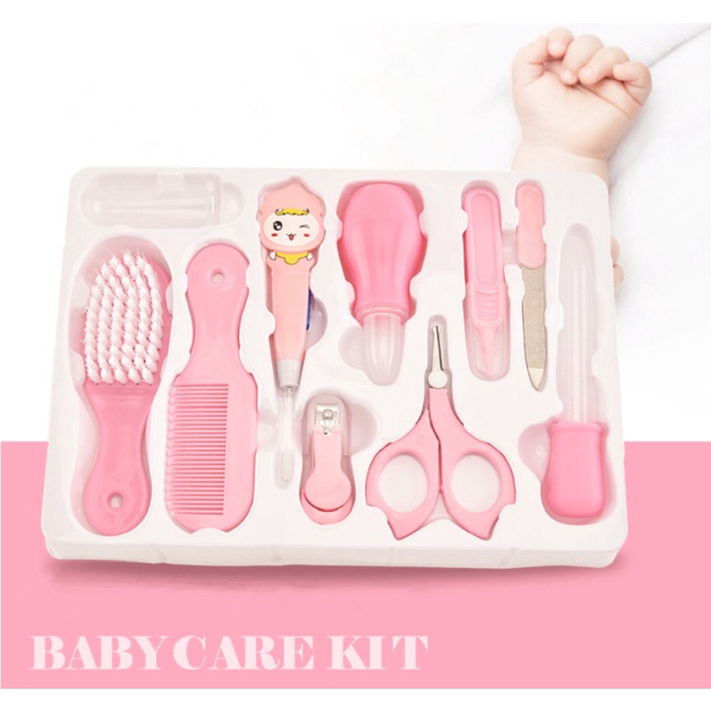 【COD+Pengiriman Cepat】 YUN Mall  Baby Care kit set 10in1 / Baby Gift Set terbaik