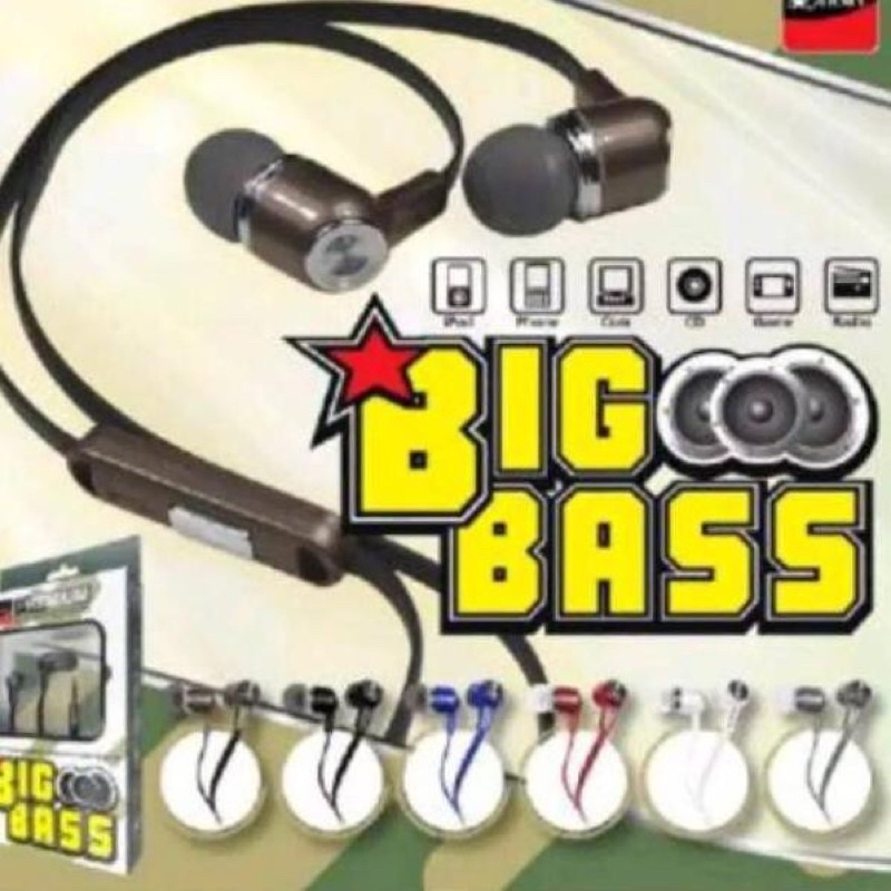 HEADSET ARMY BIG BASS PREMIUM EARPHONE HIGH QUALITY SOUND