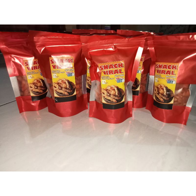 snack viral kemasan tanggung/snack berhadiah uang/emas anti zonk
