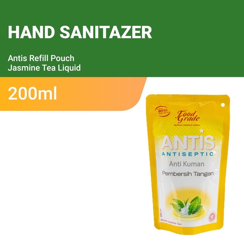 Antis Refill Pouch Jasmine Tea Liquid 200ml