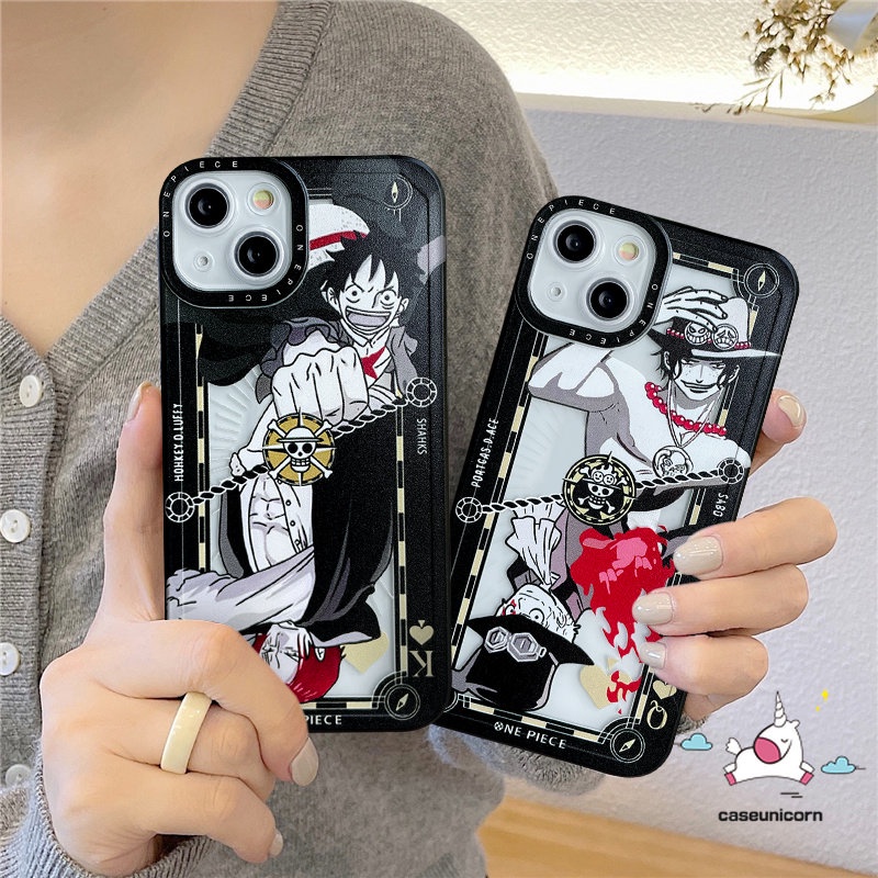 Casing Oppo A17 A95 A15 A12 A16 A57 A17K A7 8A58 A77s A16K A54 A7 A5S Reno5 8 8T 5F 7Z 7 4F 6 A55 A96 A74 A5 A9 A3S A31 A1K A76 A12E A94 Kartun Luffy Trendy One Soft Case Potongan