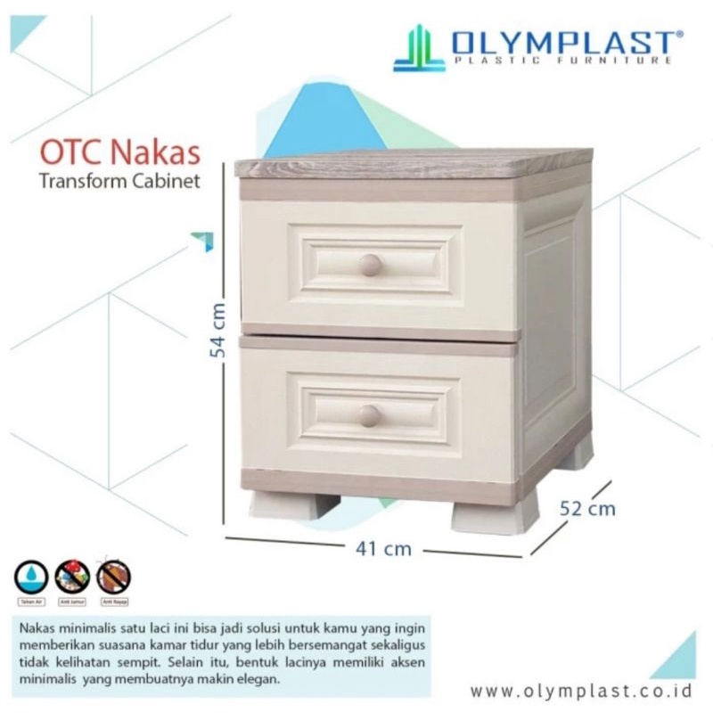 Lemari plastik OTC Nakas Olymplast