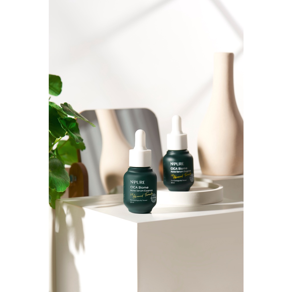 NPURE Cica Face Essence - Serum Essence Penghalus Pelembab Perawatan Acne Wajah Centella Asiatica