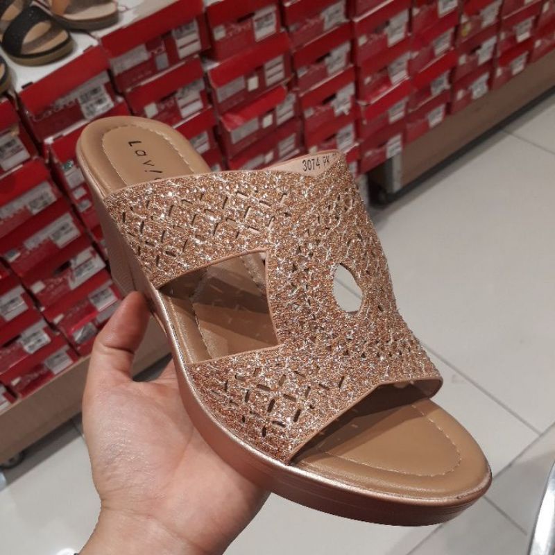 sepatu wedges brand laviola 36 sd 40
