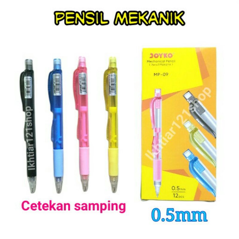 

Pensil Mekanik 0.5mm/Mechanical Pencil Joyko 0.5mm Satuan/Per Pcs